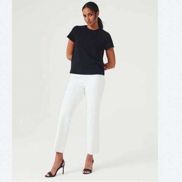 SPANX Women's White Straight Leg Pants - Picture 1 of 11